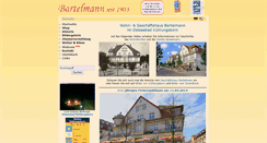 Desktop Screenshot of bartelmann-seit-1903.de
