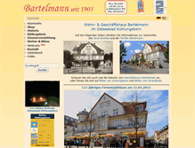 Tablet Screenshot of bartelmann-seit-1903.de